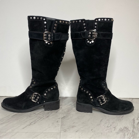 New! Sam Edelman Black Deryn Black Tall Boot 6 1/2 - Picture 8 of 14